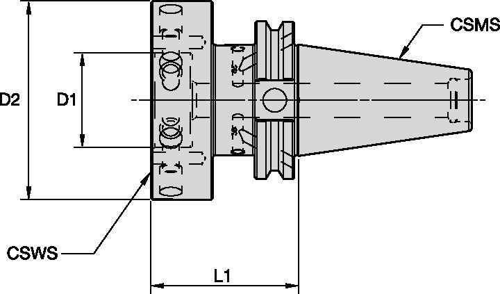 Hole Finishing SIF™ Steerable Toolholder