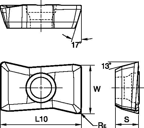 Płytki wieloostrzowe do KSSM SDCT1204-LE