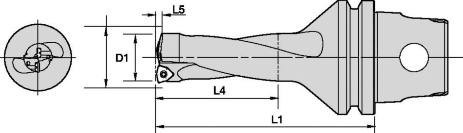 DFT KM50TS Shank • 3 x D • Right Hand • Inch