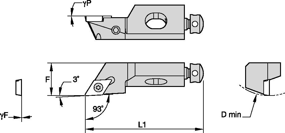 Pastilhas fixadas com parafuso