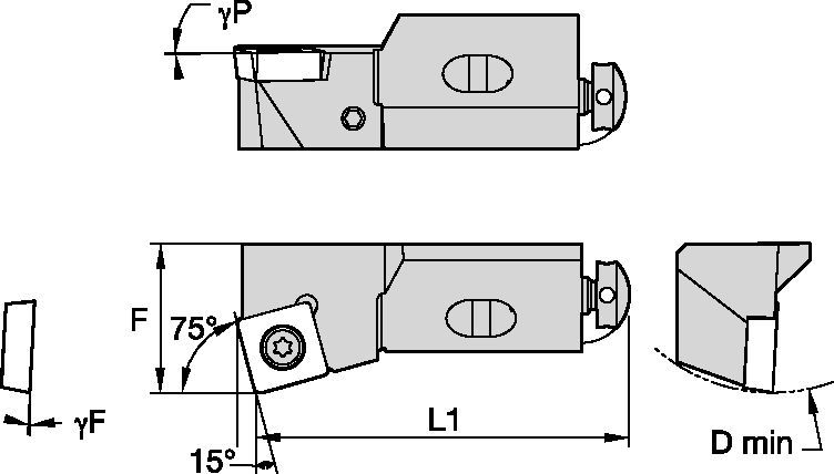 Pastilhas fixadas com parafuso