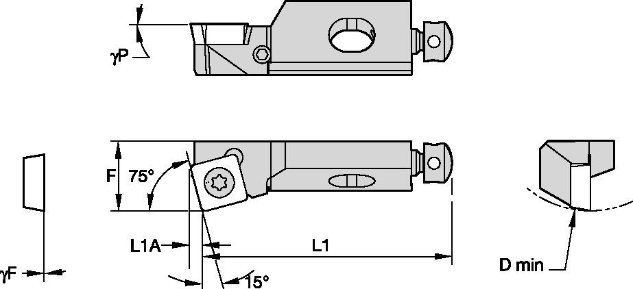 Screw-On SSKPR10CA09 Cartridge 1098570 - Kennametal