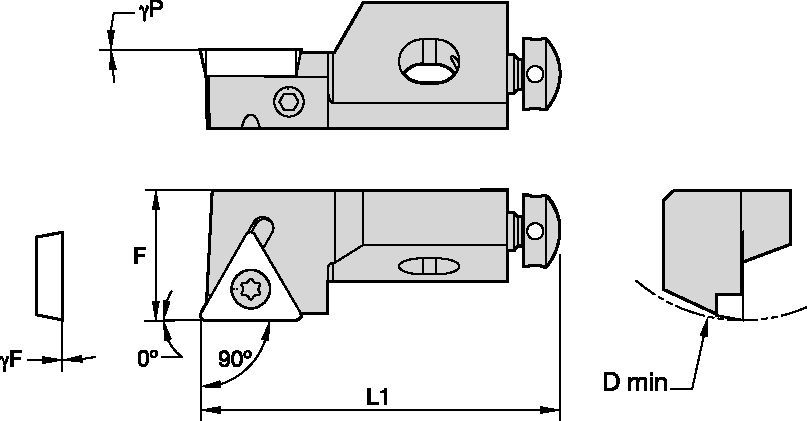 Pastilhas fixadas com parafuso