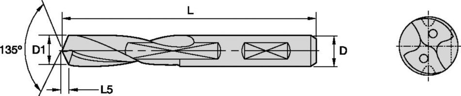 BF System • HP Bohrer • Innere Kühlmittelzuführung