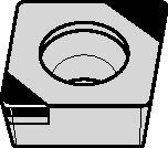 Screw-On CPGW09T308S01015MT ISO/ANSI Turning Insert 6018085 - Widia