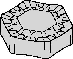 Inserts for HexaCut™ 45° - HNGX-MCI 5420832 - Kennametal