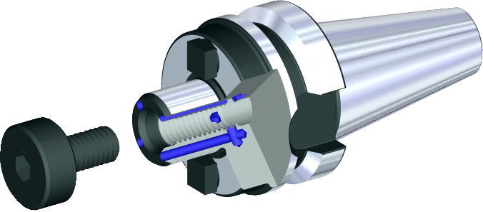 Shell Mill Adapters with Through Coolant