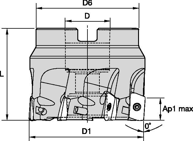 Shoulder milling cutter for multiple materials