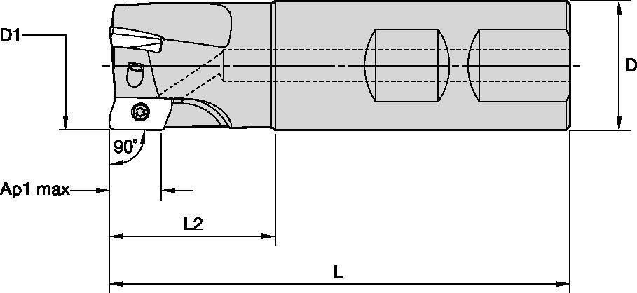 Indexable End Mills