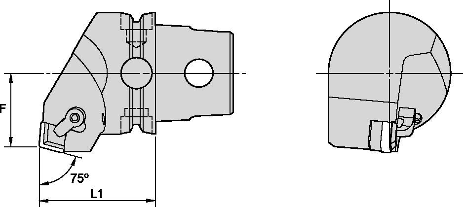 CCRN 75°-Metric CU Turning - 3065885 - Kennametal