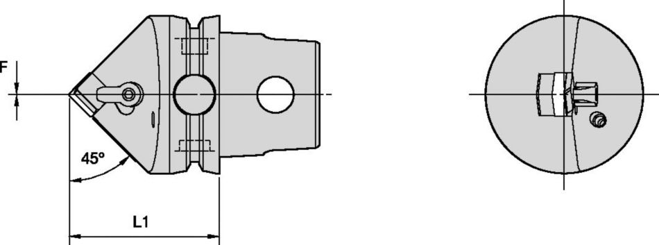 Kendex™ KM63TSCSDNN12 Toolholder Clamp 3065889 - Kennametal