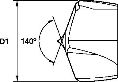 Modulares Bohren • Hartmetall-Schneidkörper für KSEM PLUS™ A1- und B1-Bohrköpfe