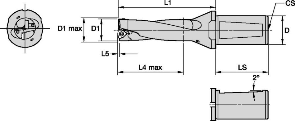 DFSP Whistle Notch WD Shank • 3 x D