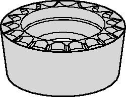 Screw-On RCGH ISO/ANSI Turning Insert 3787512 - Kennametal