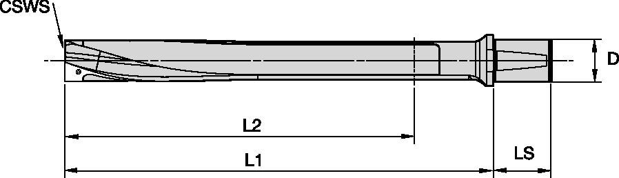 Корпуса KSEM PLUS™ с хвостовиками Whistle Notch™ 2°