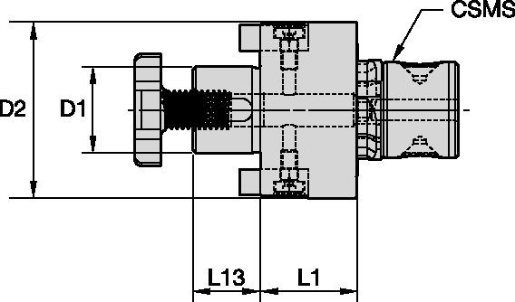 CS-RFX Adapter • Lock Screw Design