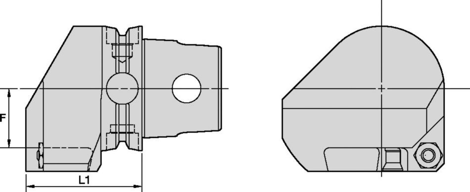 KGMS • KM50TS™ Schneidköpfe • A3™/A4™ Modulares Einstechdrehen • Kassettengröße 50