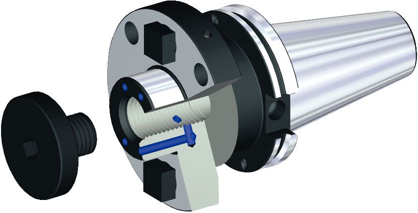 Shell Mill Adapters with Through Coolant