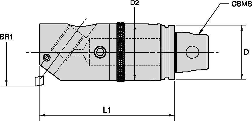 ROTAFLEX FINE BORING HEAD FBH-KM TS - 3861124 - WIDIA