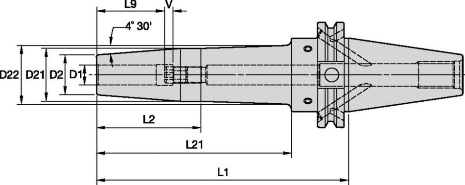 CAT Shank Tools Shrink Fit Toolholders General Purpose (GP)