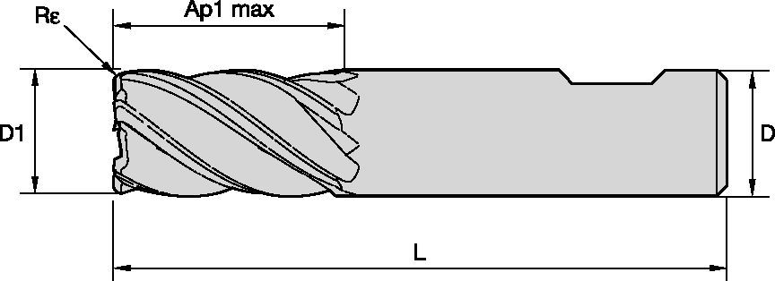Series 5777 Solid End Milling - 3524587 - WIDIA