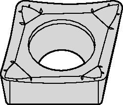 Screw-On CCGT060202AL3 Insert 2022258 - Widia