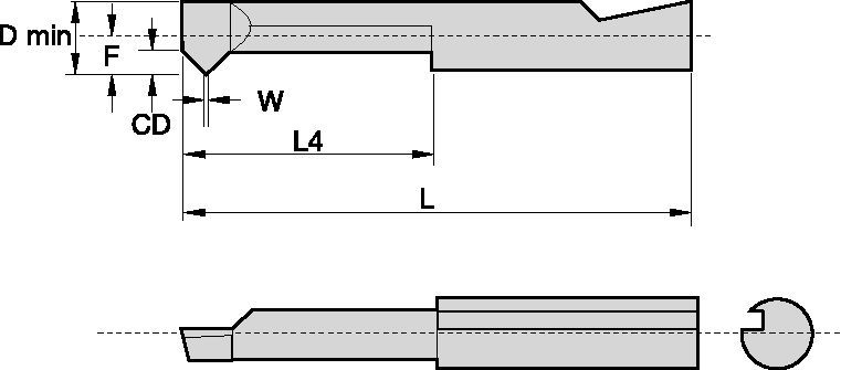 A/B Series ATD15660F2 Insert 2836436 - Widia