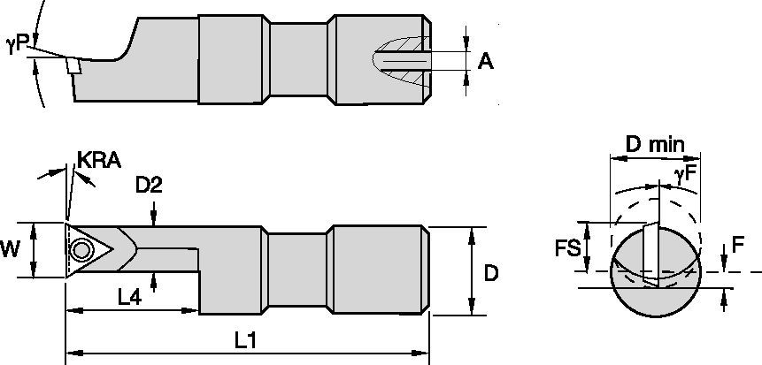 S-Style SSOI5001000255R Boring Bar 2822843 - Widia