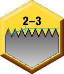 Forma de bisel C (2–3)