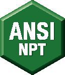 Especificações do fabricante: ANSI UNF