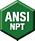 Especificações do fabricante: ANSI UNF