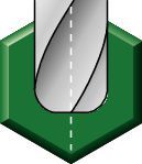 Schneideckenausführung: Eckenradius