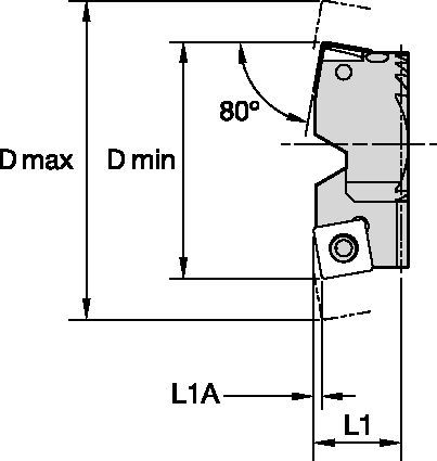 80° Lead Insert Holder - S Style