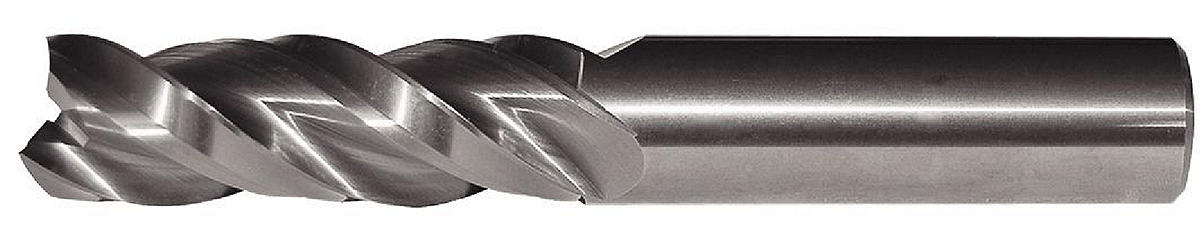 MaxiMet™ 整体硬质合金立铣刀，用于铝材的粗加工和精加工