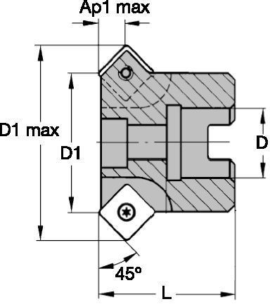 M25 - Shell Mills SD0903 - Metric 2022631 - WIDIA