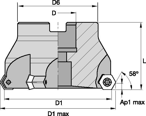M640 - Shell Mills - Metric 2263158 - WIDIA