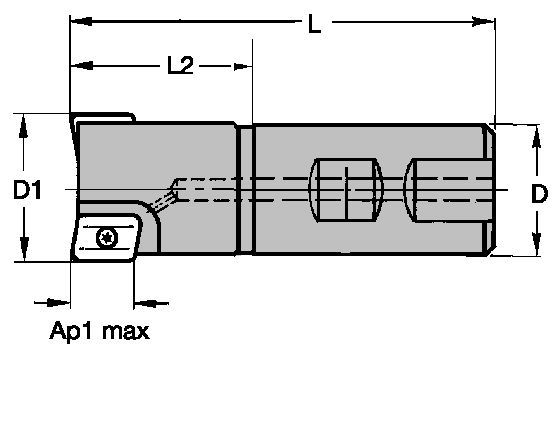 M680-16 - Weldon® End Mills - Metric 2002366 - WIDIA