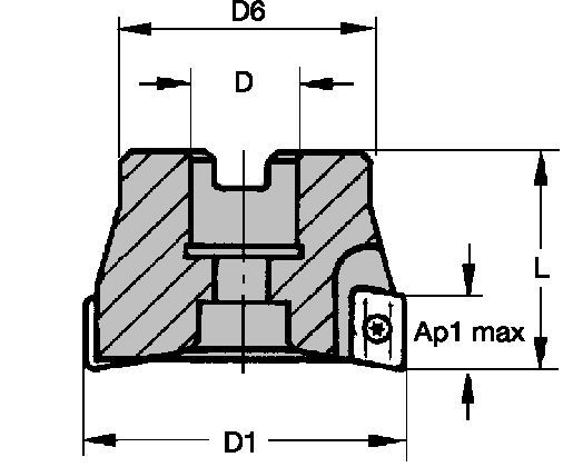 M680+ - Shell Mills - Metric 2223028 - WIDIA