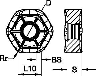 15°/75° • 45°• 30°/60° Inserts • HNGJ-LDJ