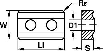 Inserti in metallo duro ISO