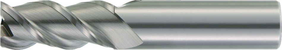 Solid Carbide End Mill for Roughing and Finishing of Aluminum