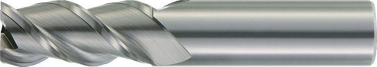 Solid Carbide End Mill for Roughing and Finishing of Aluminum
