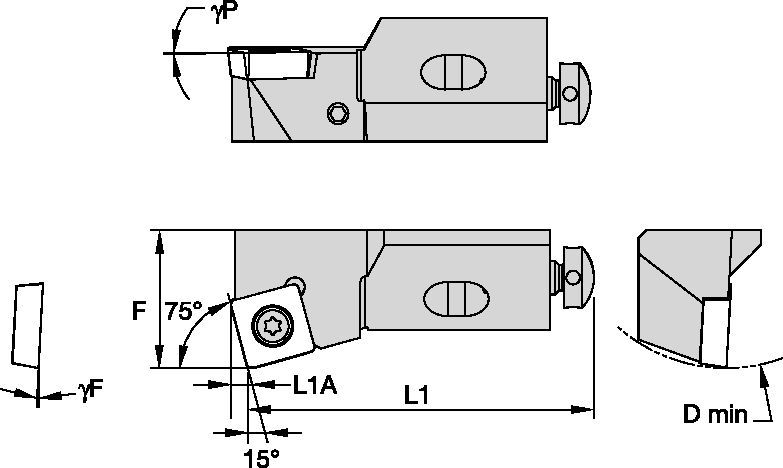 S-Style SSKCR10CA09 Cartridge 3871192 - Widia