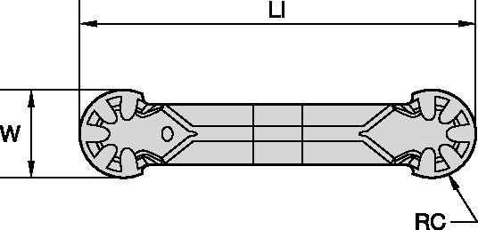 插铣和仿形刀片 • WMT-U-PC • 模铸型