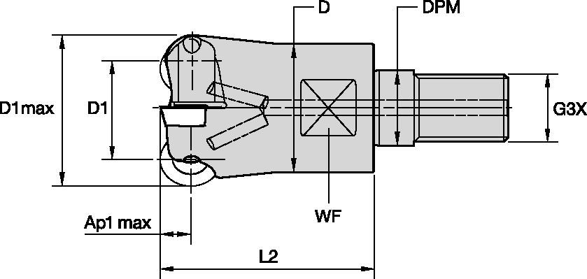 M170 - Screw-On RD1003.. - Metric 3934647 - WIDIA