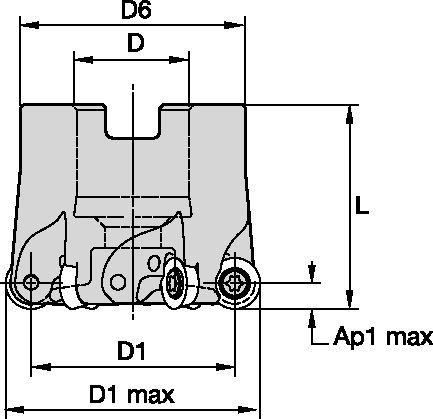 M170 - Shell Mills RD1003.. - Metric 3940723 - WIDIA