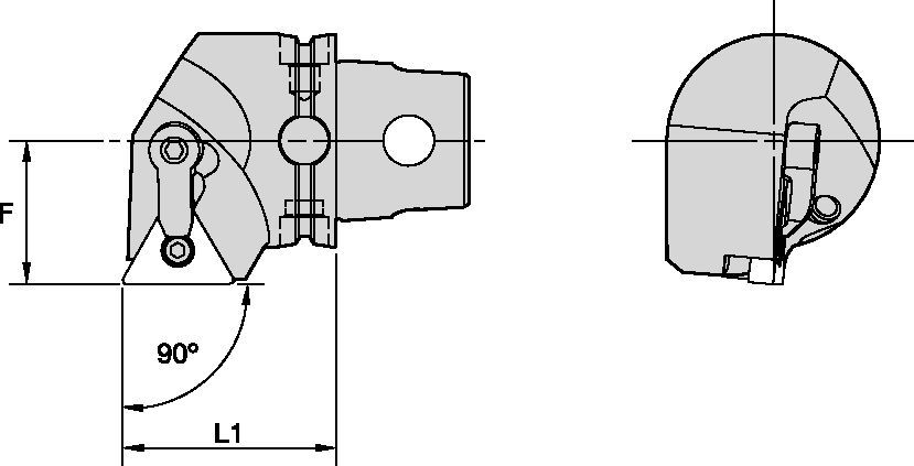 MTGN 90°-Metric CU Tool Holders & Adapters - 3902251 - Kennametal