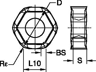 15°/75° • 45°• 30°/60° Inserts • HNGJ-LDJ