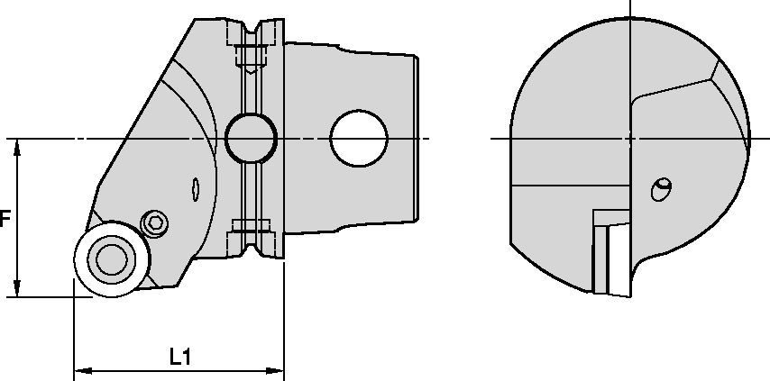 PRGC 90°-Metric CU Tooling Systems - 3662623 - WIDIA