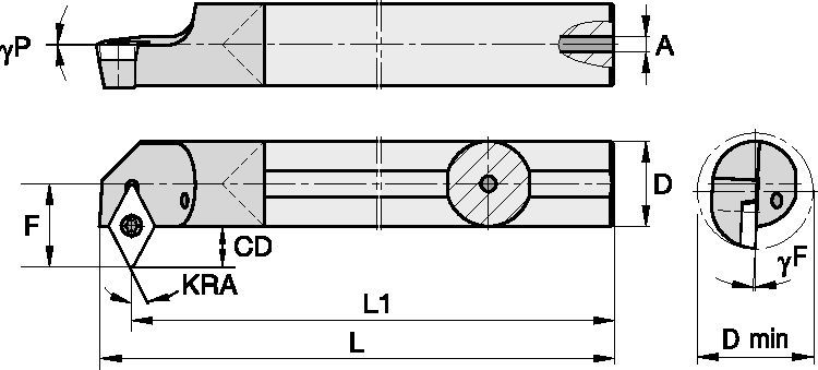 S-Style CCPI25065L Boring Bar 2831767 - Widia